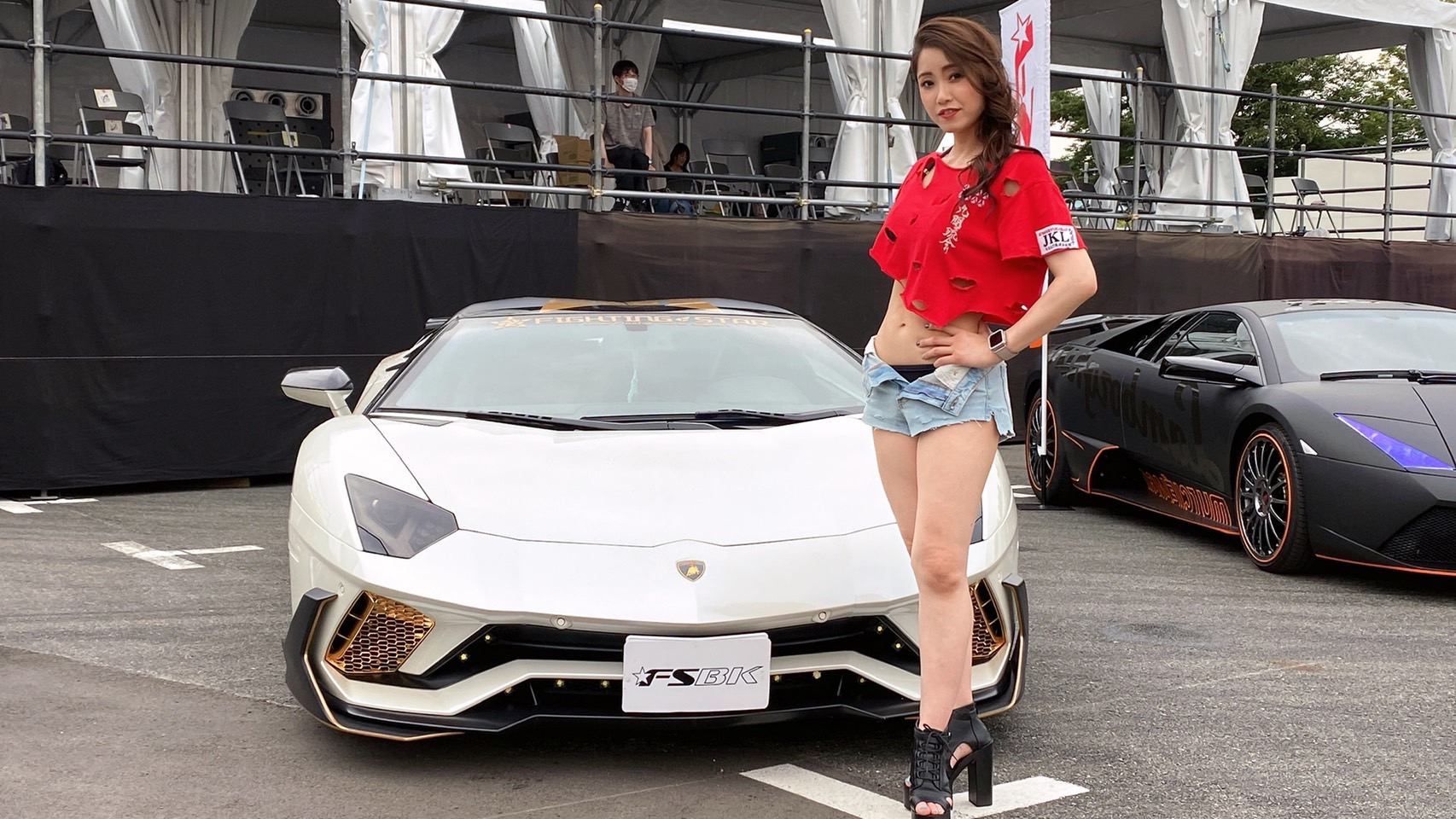 イベント会場で活躍する所属タレント